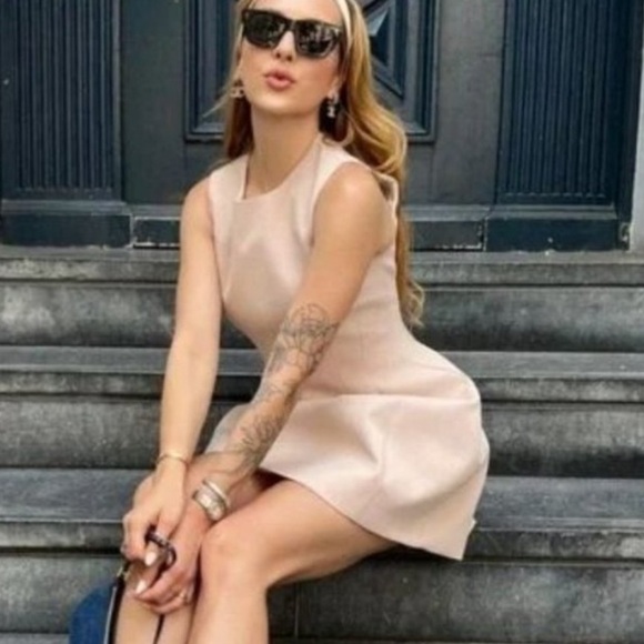 Zara Zara | Dresses | Brand New Zara Voluminous Short Dress Pink ... - Picture 13 of 16